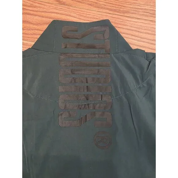 Supervsn S-GRID Anorak Jacket Mens Sz M Dk Green Oversized Streetwear‎ Skate NWT
